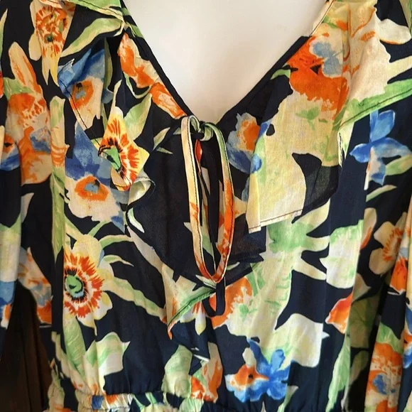 Ralph Lauren floral print dress—size 10 - Picture 3 of 6